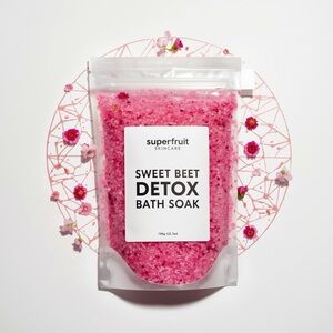 Sweet Beet Detox Bath Soak - Pink